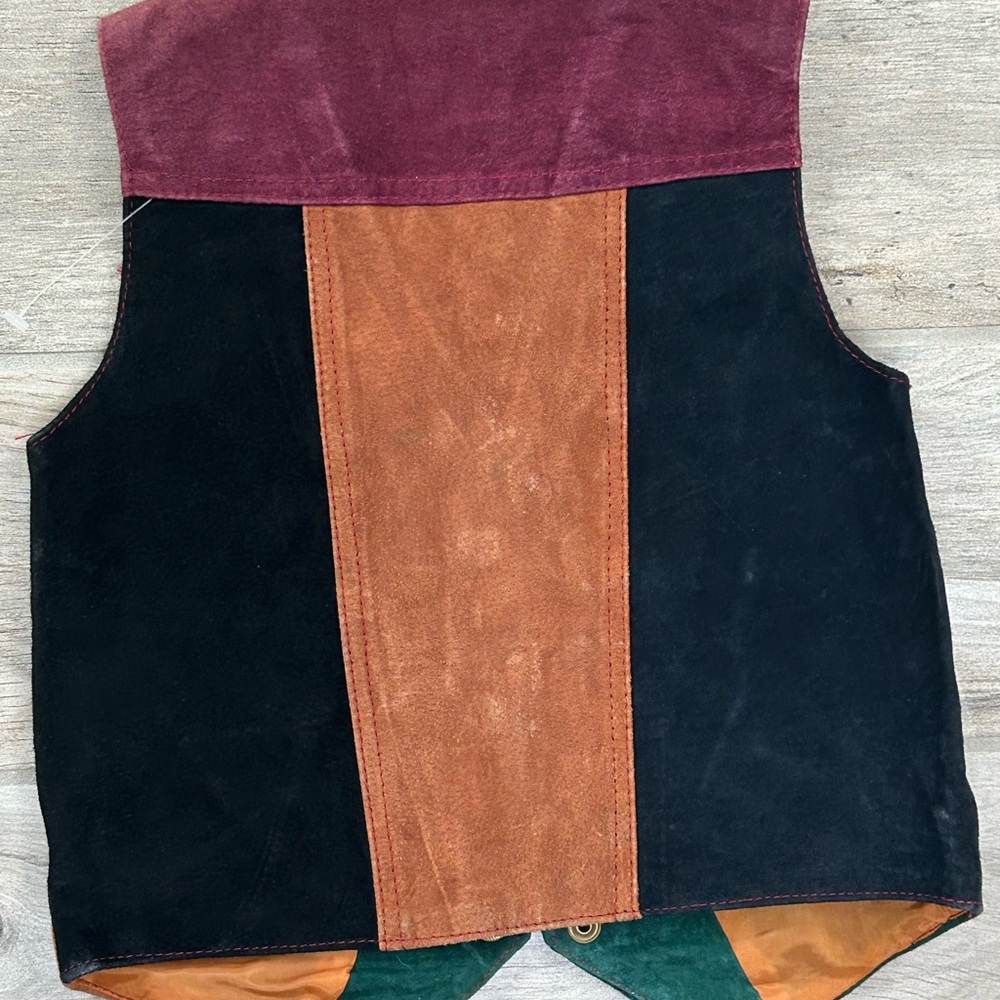 Colorful Patchwork Kids Vest - Picture 4 of 8